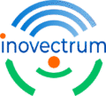 Inovectrum logo – a modern, stylized symbol representing wireless connectivity, paired with the company name in a clean, professional font.